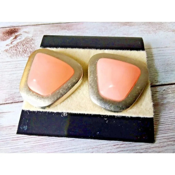 NWT Vintage Pink and Silver Tone Earrings Authentic Y2K 1990s - Picture 1 of 6